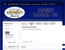 Tablet Screenshot of opeiulocal40.org